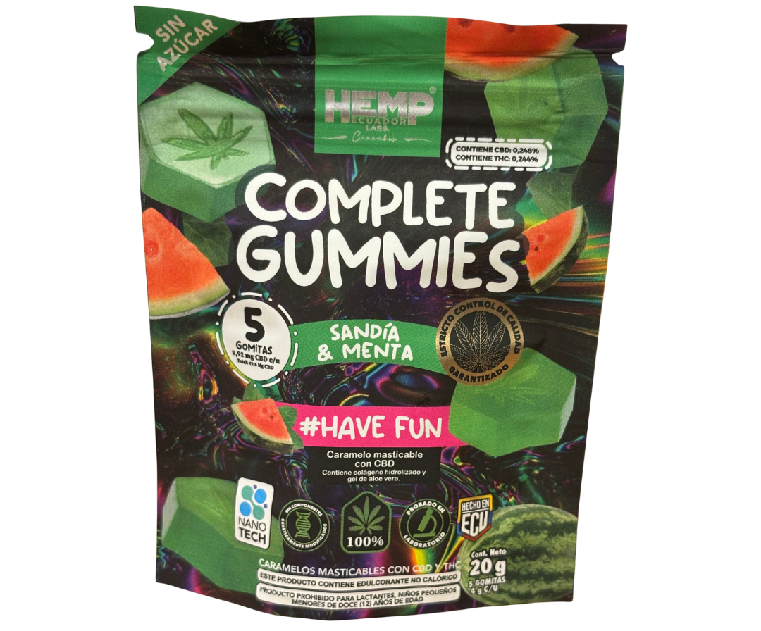 5 pack - Gomitas COMPLETE HEMP