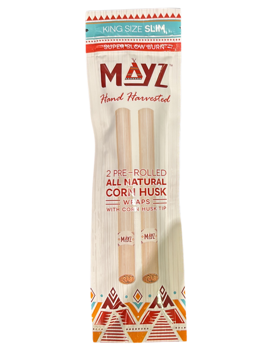 CONOS MAYZ KING SIZE (slim/delgado) - cáscara de maíz (pack de 2 unidades)