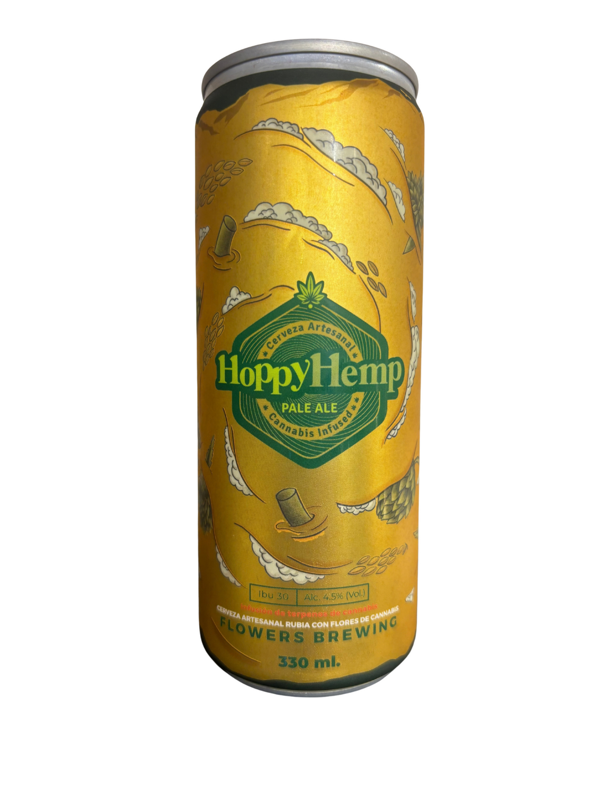 CERVEZA de CBD Hoppy Hemp Pale Ale (rubia) 330ml