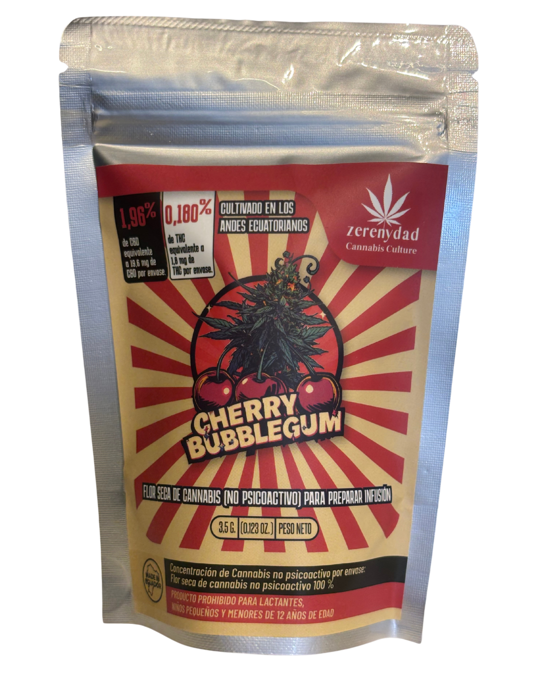 CHERRY BUBBLEGUM Flor de cañamo CBD - 3,5gr