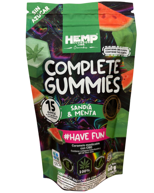 15 pack - Gomitas COMPLETE HEMP
