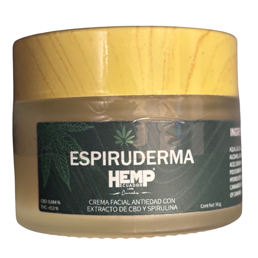 ANTI ARRUGAS CREMA ESPIRUDERMA DE CAÑAMO CBD