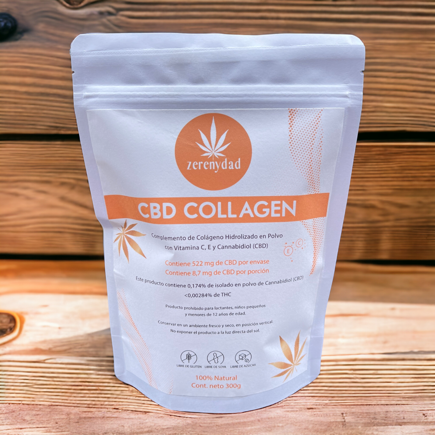 CBD COLLAGEN - Colágeno Hidrolizado en Polvo con CBD (Cannabidiol), vitaminas C y E