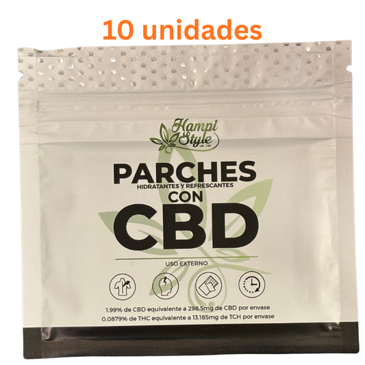 10 x PARCHES DE CÁÑAMO CBD