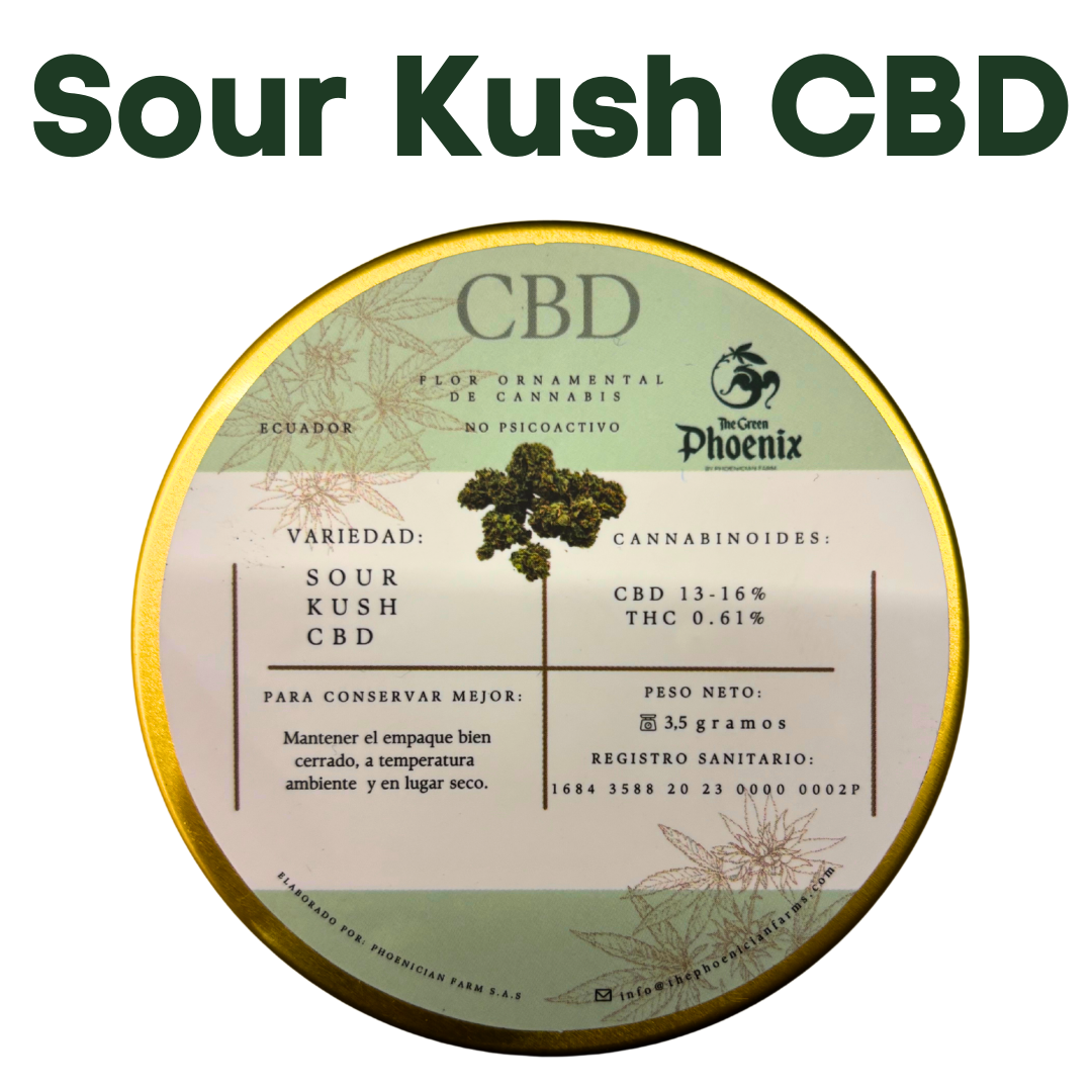 SOUR KUSH Flor de cañamo CBD - 3,5gr