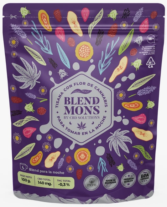 TISANA TE FRUTOS ROJOS PARA LA NOCHE - 50 gramos