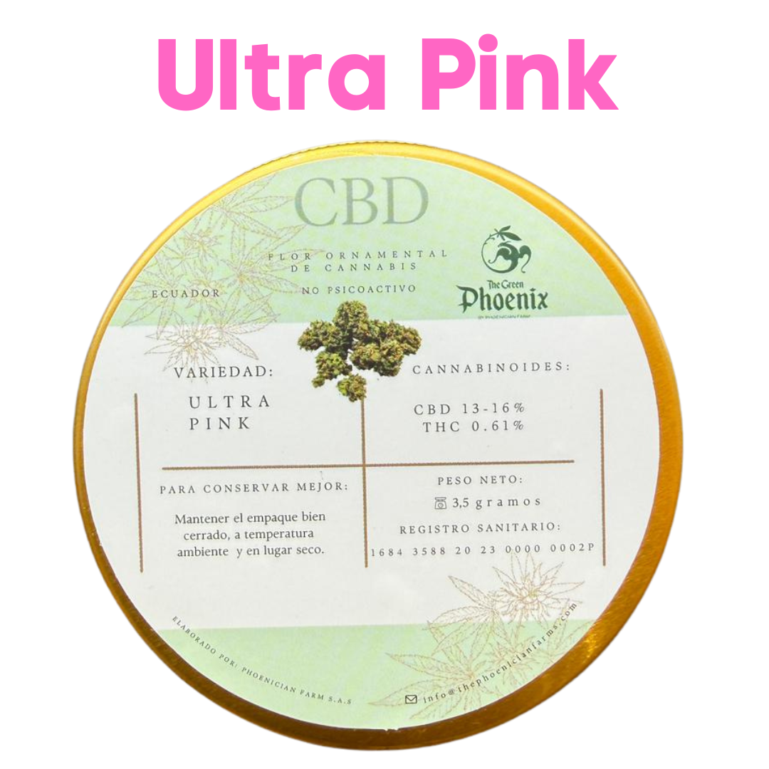 ULTRA PINK Flor de cañamo - 3,5gr