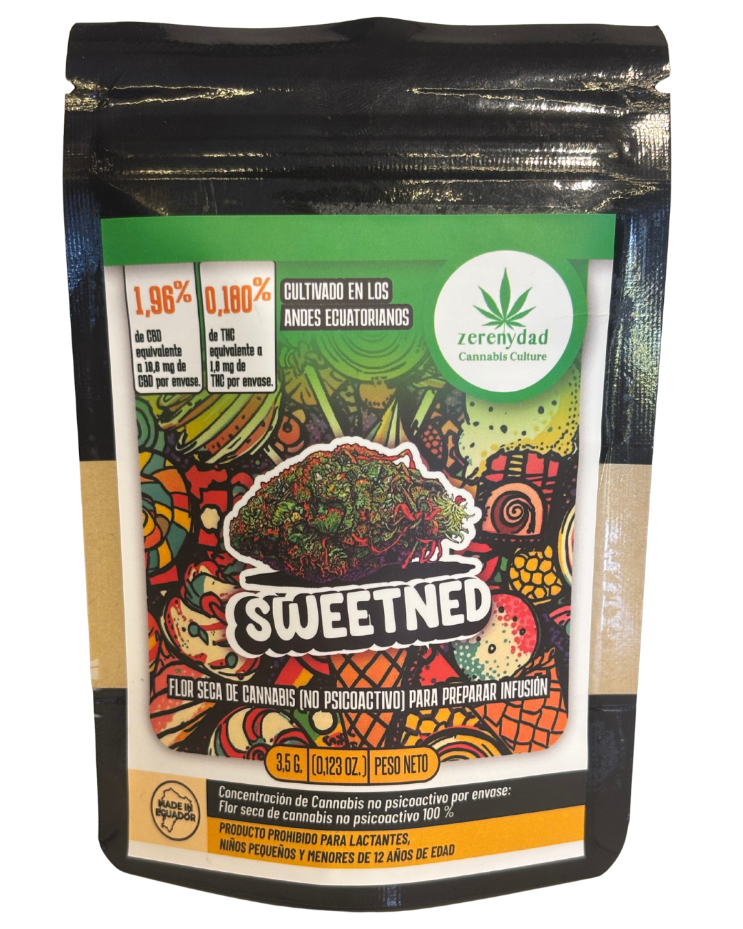 SWEETNED Flor de cañamo CBD - 3,5gr